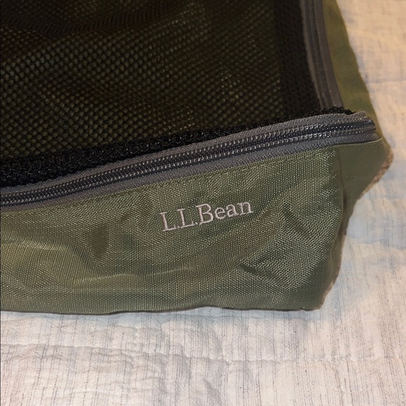L.L. Bean Green Ripstop Mesh Packing Cube Travel Set (3 pcs) - Picture 6 of 8